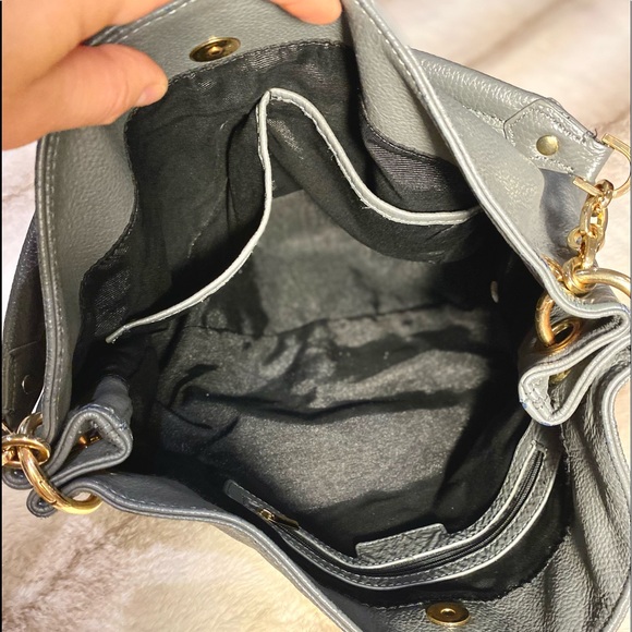 Cuore & Pelle Genuine Pebble Leather Hand Bag  Shoulder Purse - Picture 9 of 17